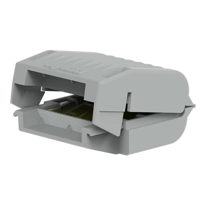 WAGO Gelbox 207-1331 | für max. 4 mm²-Klemmen, 4 Stück, Abzweig für Aderleitung mit Gel, wasserdicht