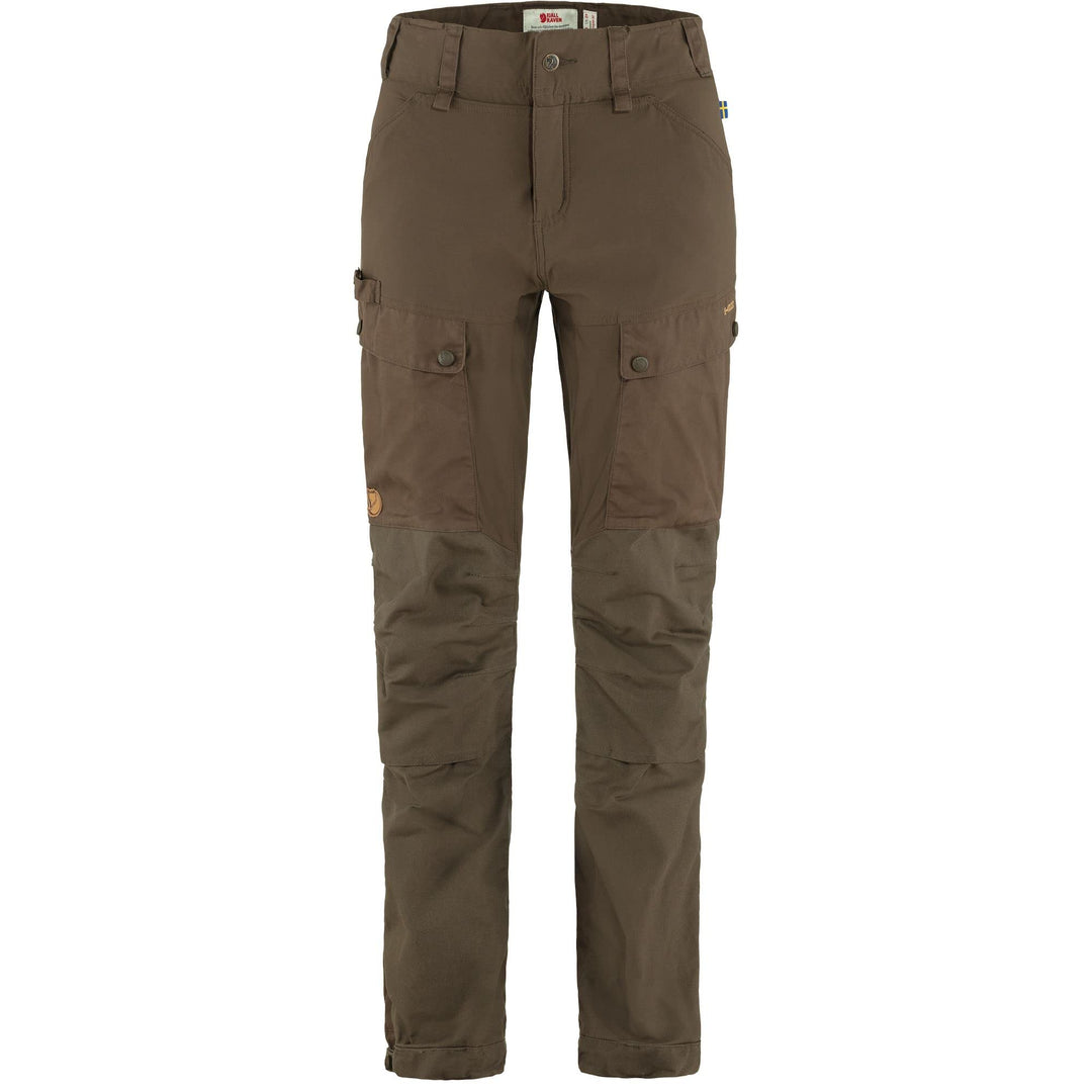FJALLRAVEN Damen Forest Hybrid Trousers W Hose 34 Dunkles Olivgrün, 34 Dunkles Olivgrün