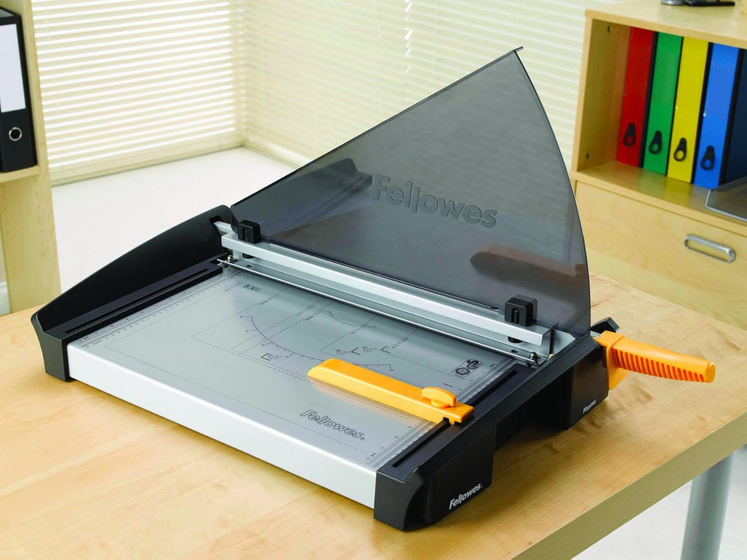 Fellowes Büro Hebelschneidemaschine Plasma A3 schwarz/metallic, A3