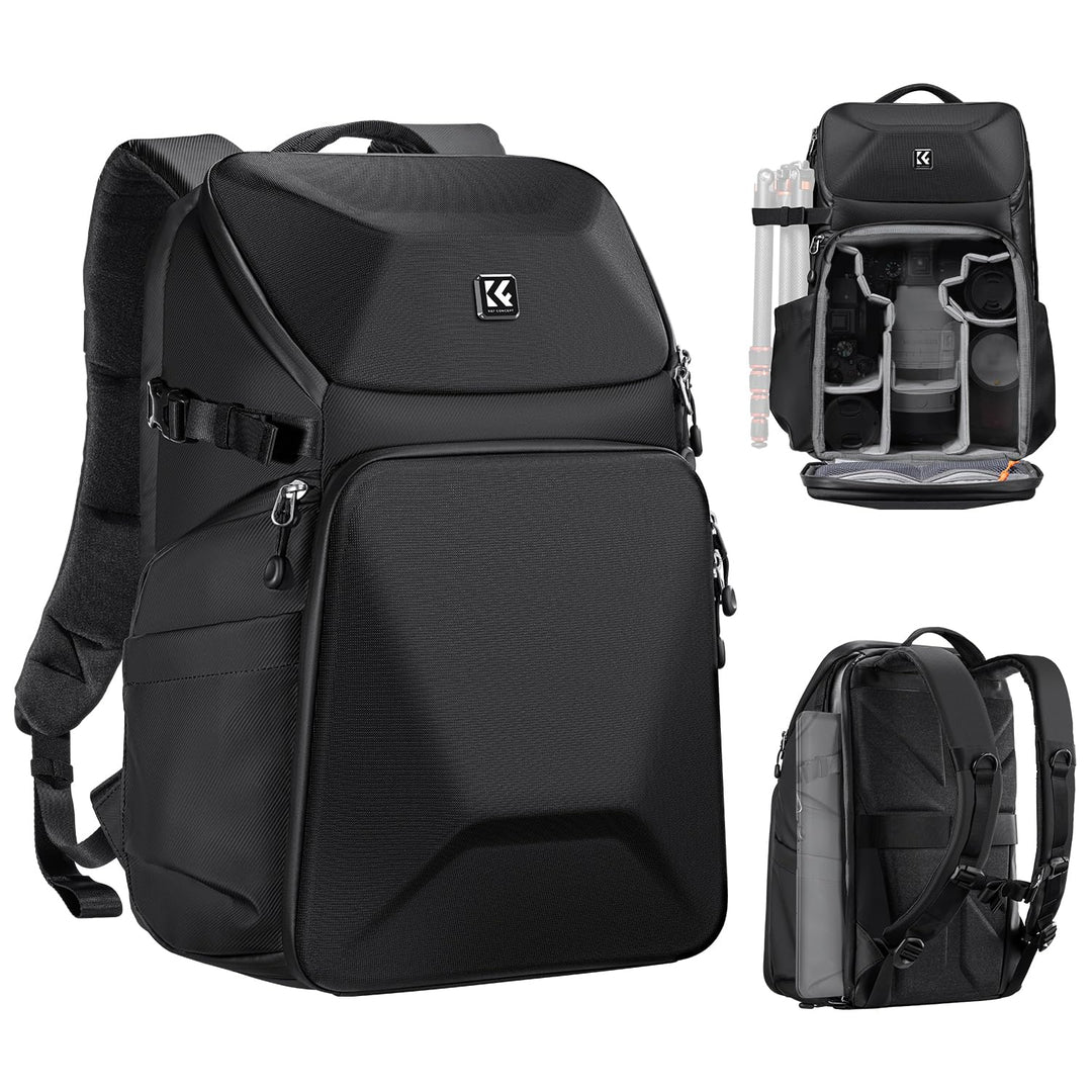 K&F CONCEPT Kamerarucksack, Fotorucksack Wasserdicht Spiegelreflex DSLR Camera Bag für Spiegelreflex