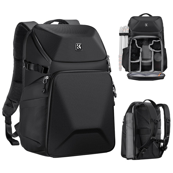 K&F CONCEPT Kamerarucksack, Fotorucksack Wasserdicht Spiegelreflex DSLR Camera Bag für Spiegelreflex