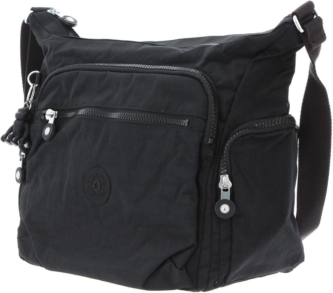 Kipling Damen Gabbie Crossbody, Schwarz, 18.5x35.5x30 cm EU Einheitsgrösse Black Noir, Einheitsgröss