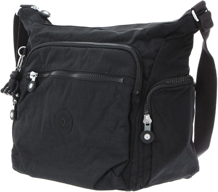 Kipling Damen Gabbie Crossbody, Schwarz, 18.5x35.5x30 cm EU Einheitsgrösse Black Noir, Einheitsgröss