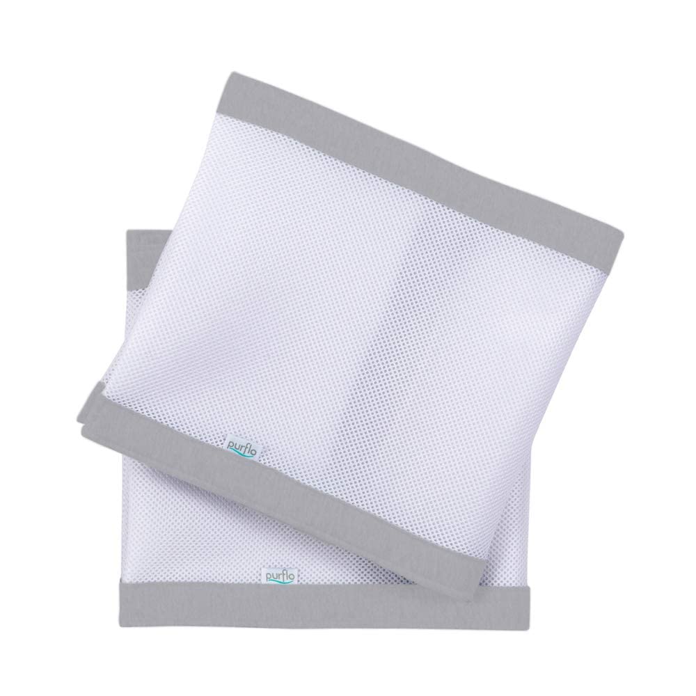 Purflo Atmungsaktive Nestchen,sichere Alternative zu traditionellen Babybettumpern,maschinenwaschbar