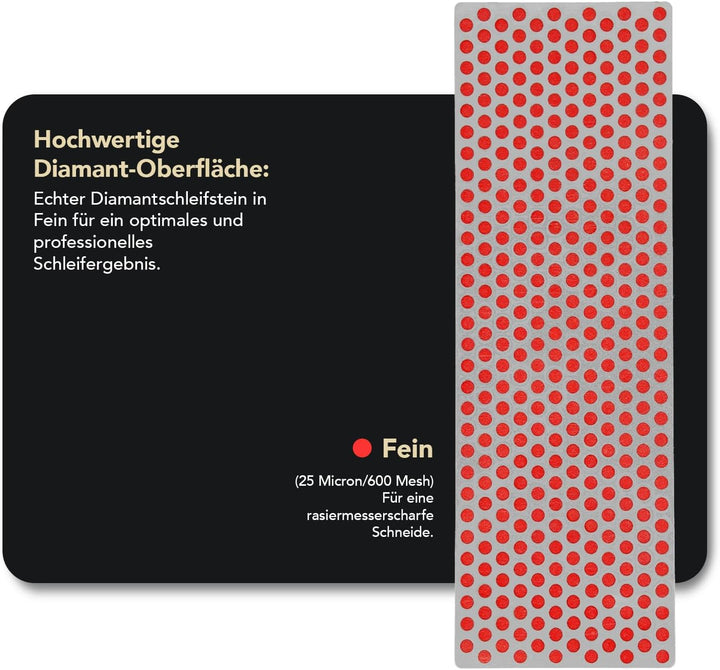 DMT Diamant-Schärfstein fein mit Hartholzbox, 15.2 cm / 6 Zoll, 1 Stück, W6F 15.2 cm / 6 Zoll Fein,