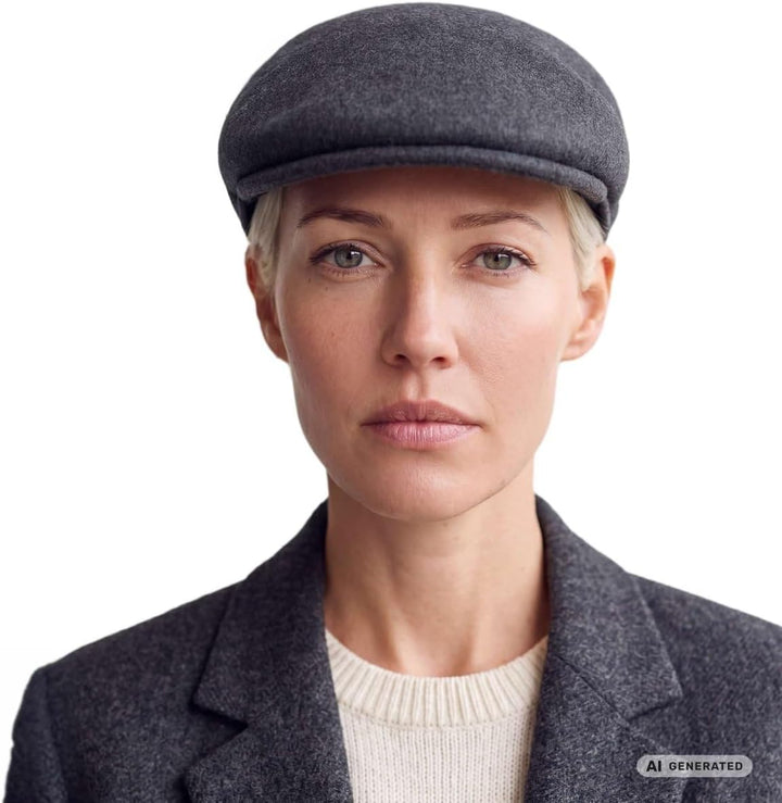 Kangol Herren Schirmmütze Wool 504 S Anthrazit, S Anthrazit