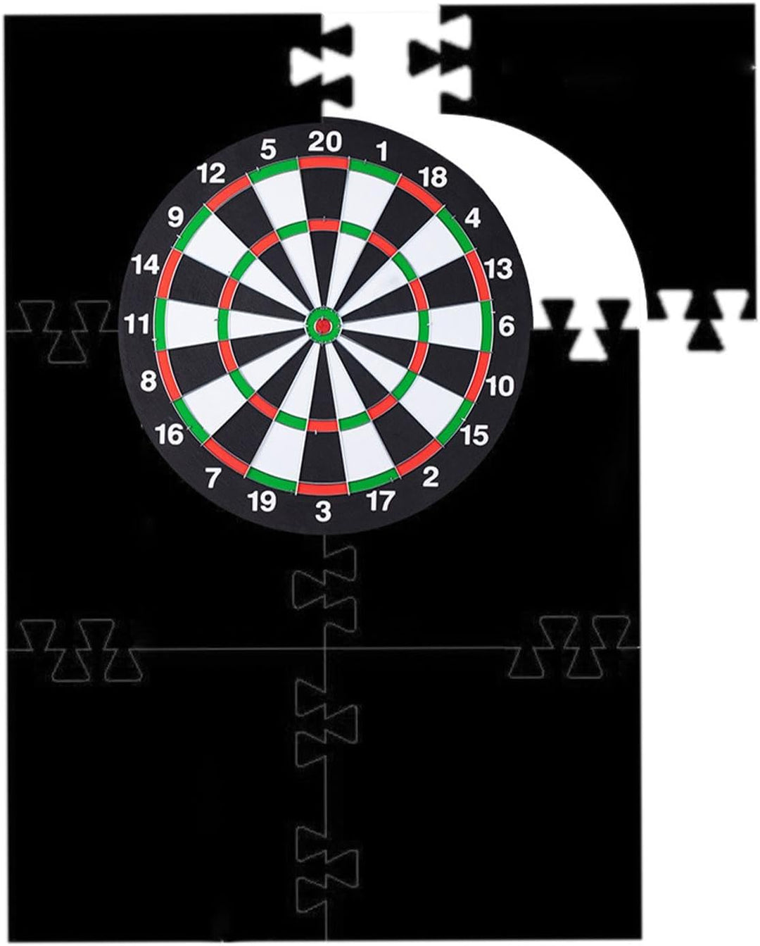Dartscheiben-Schutz für Wandschutz, Dart-Ziel-Schutzring,Leichte Dartscheiben-Rückseite | 6 Stück ge