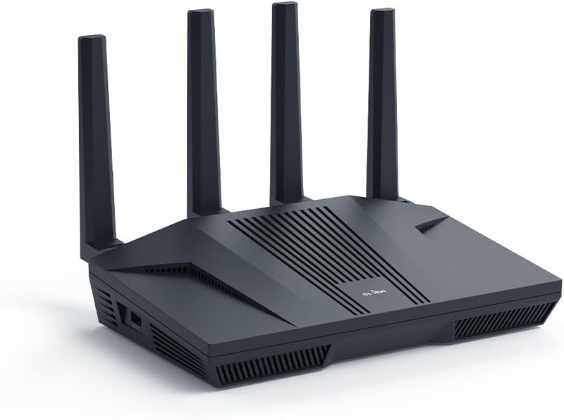 GL.iNet GL-MT6000(Flint 2) WiFi 6 Router | Gaming-WLAN-Router | 2 x 2,5G Multi-Gig-Port + 4 x 1G Eth