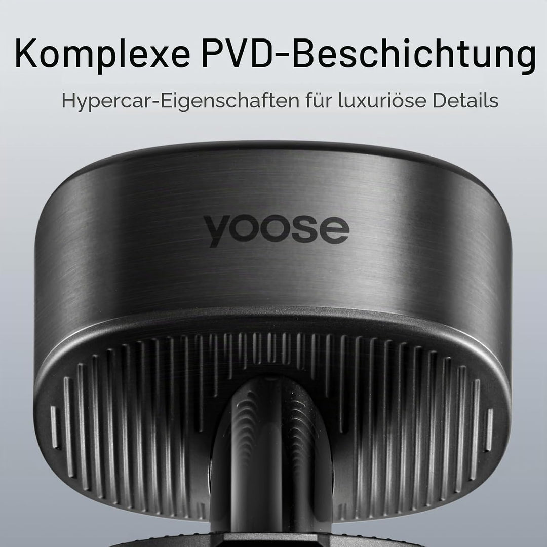 yoose Glatzen- Rasierer Herren elektrisch, IPX7 Glatzenrasierer (magnetisch 5 Scherköpfe, 90 Mins La