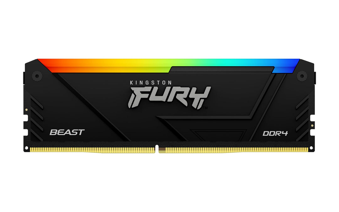Kingston FURY Beast RGB 32GB 3200MT/s DDR4 CL16 DIMM PC Arbeitsspeicher KF432C16BB2A/32 32GB Einzeln