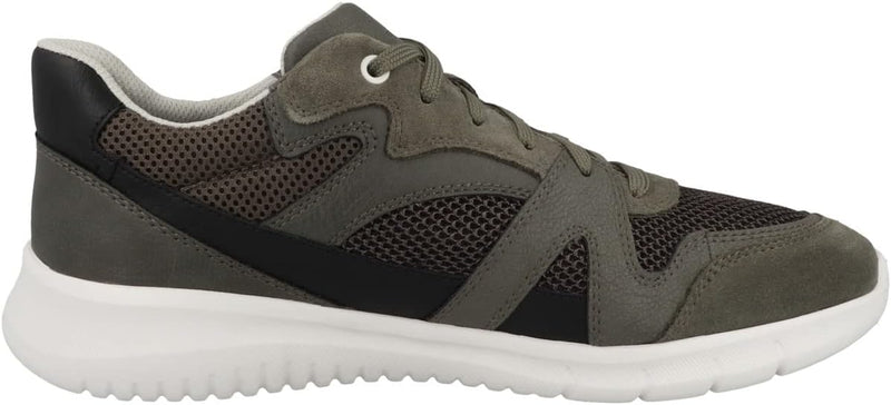 Geox Herren U Monreale B Sneakers 41 EU Lt Olive, 41 EU Lt Olive