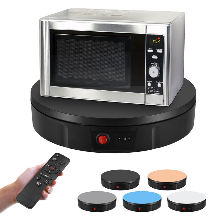 VAYOTOY Drehteller Elektrisch, 30 cm 100 KG Drehscheibe Elektrisch mit Fernbedienung Einstellbare Ge