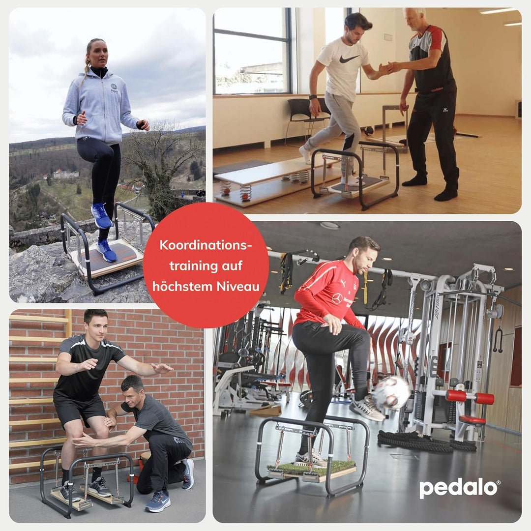 pedalo Stabilisator Profi I Federbrett I Gleichgewichtstrainer I Koordination I Propriozeption I Rea