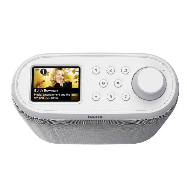 Hama Internetradio mit Digitalradio (WLAN/DAB+/DAB/UKW, Bluetooth, Spotify Streaming, 30 Speicherplä