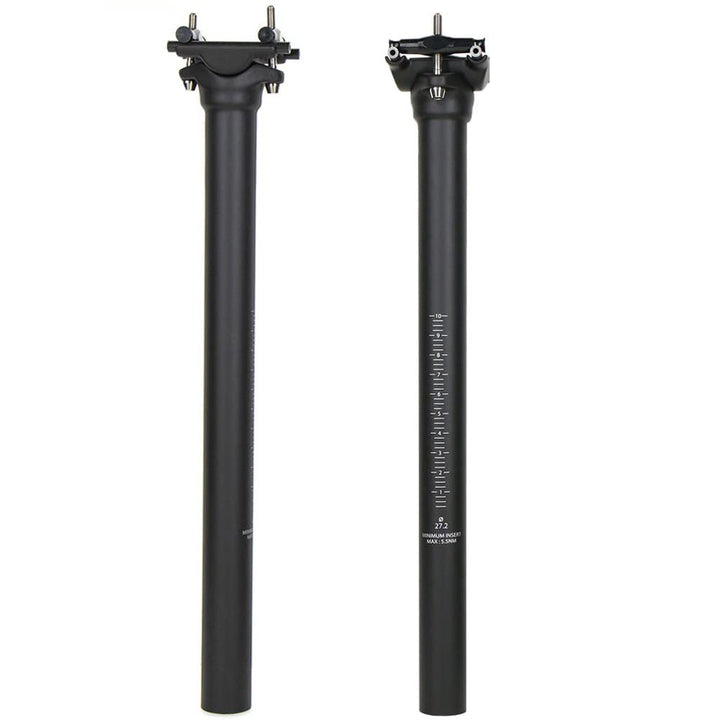 QIKU Ultraleichte Vollcarbon Sattelstütze Rennrad Mountainbike Sattelstütze 27.2/31.6 * 350 / 400mm