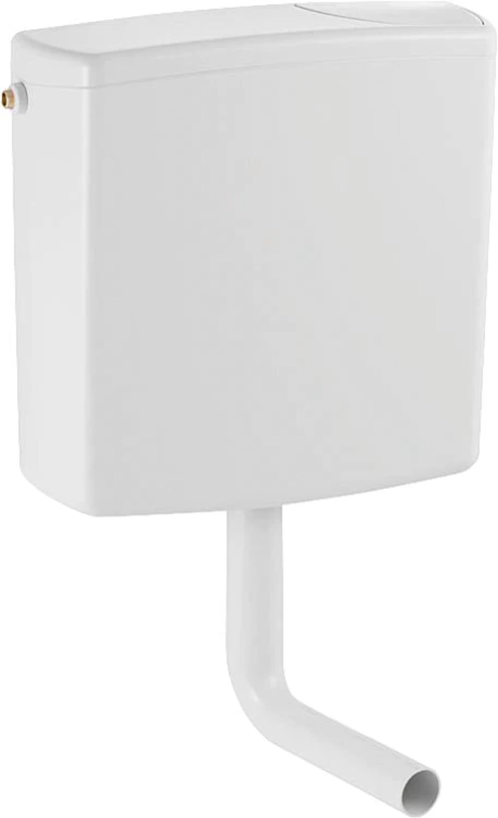 Geberit Spülkasten AP140, 140000111, Aufsatzspülkasten mit Start-Stopp-Funktion, 3-seitig anschliess