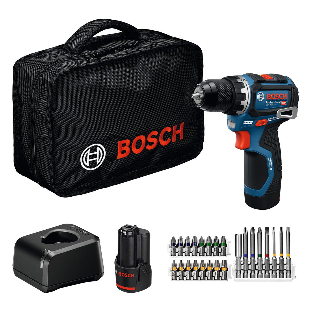 Bosch Professional 12V System Akku-Bohrschrauber GSR 12V-32 (Advanced KickBack Control, bürstenloser