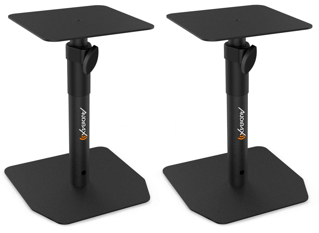 Audibax Neo STM-20 Soportes de Mesa Regulables para Monitor Estudio y Altavoz (Pareja)
