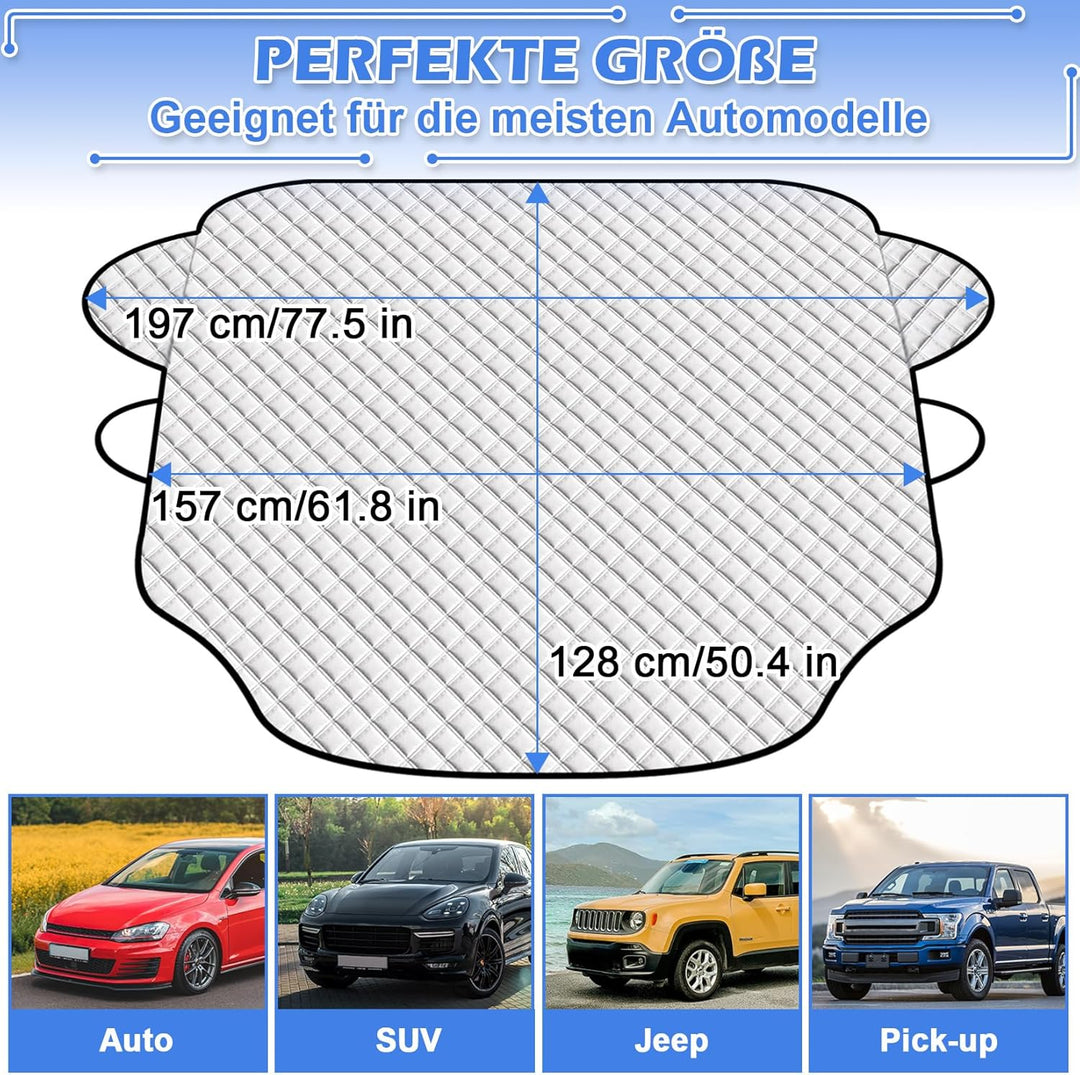 Tevlaphee Frontscheibenabdeckung, Windschutzscheibenabdeckung, Autoscheibenabdeckung, Scheibenabdeck