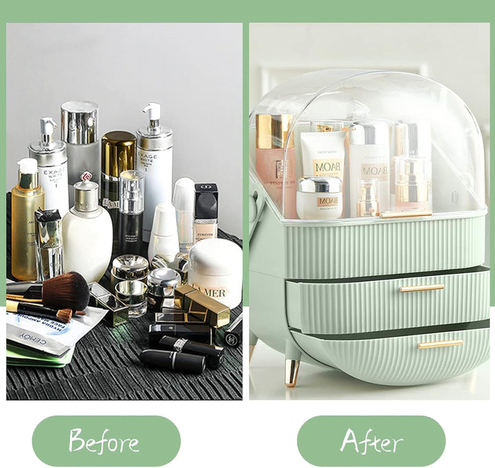 Make-up Organizer Aufbewahrungsbox, Make-up Display-Schachtel mit Deckel, staubdichte wasserdichte K