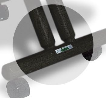 cinius Ergonomischer Stuhl Orthopädischer Kniestuhl Computerstuhl Kniehocker Stoff Schwarz/Natural F
