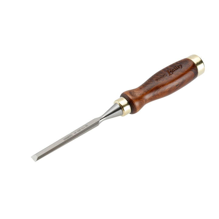Stanley Bailey Stechbeitel, 10mm Eisenbreite, 132mm Eisenlänge, Kunststoff-Kappe, nachschärfbar, 2-1