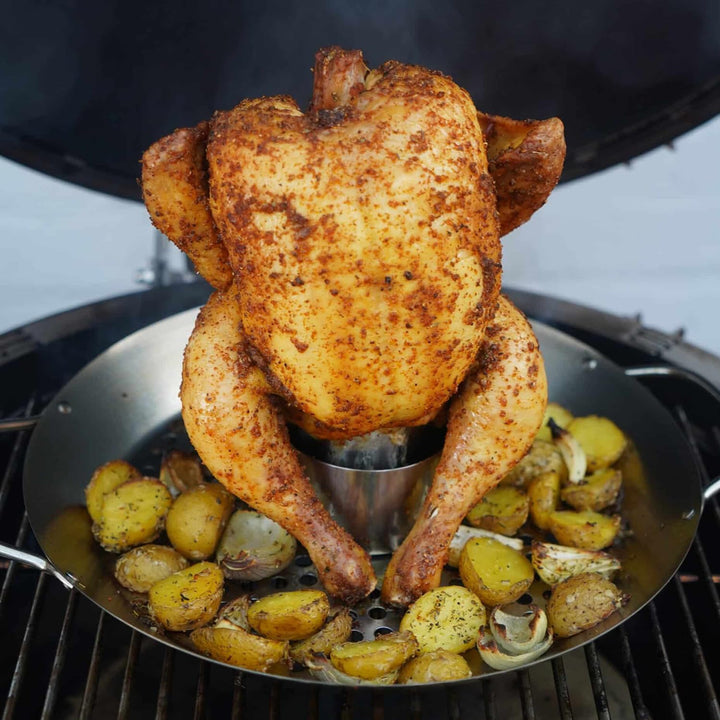 Monolith Chicken Roaster mit Gemüsepfanne