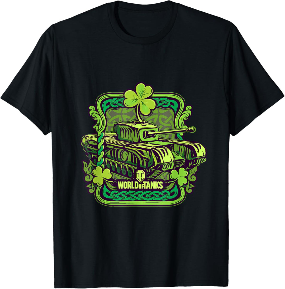 World of Tanks St. Patrick's Day Maschine in Grün T-Shirt