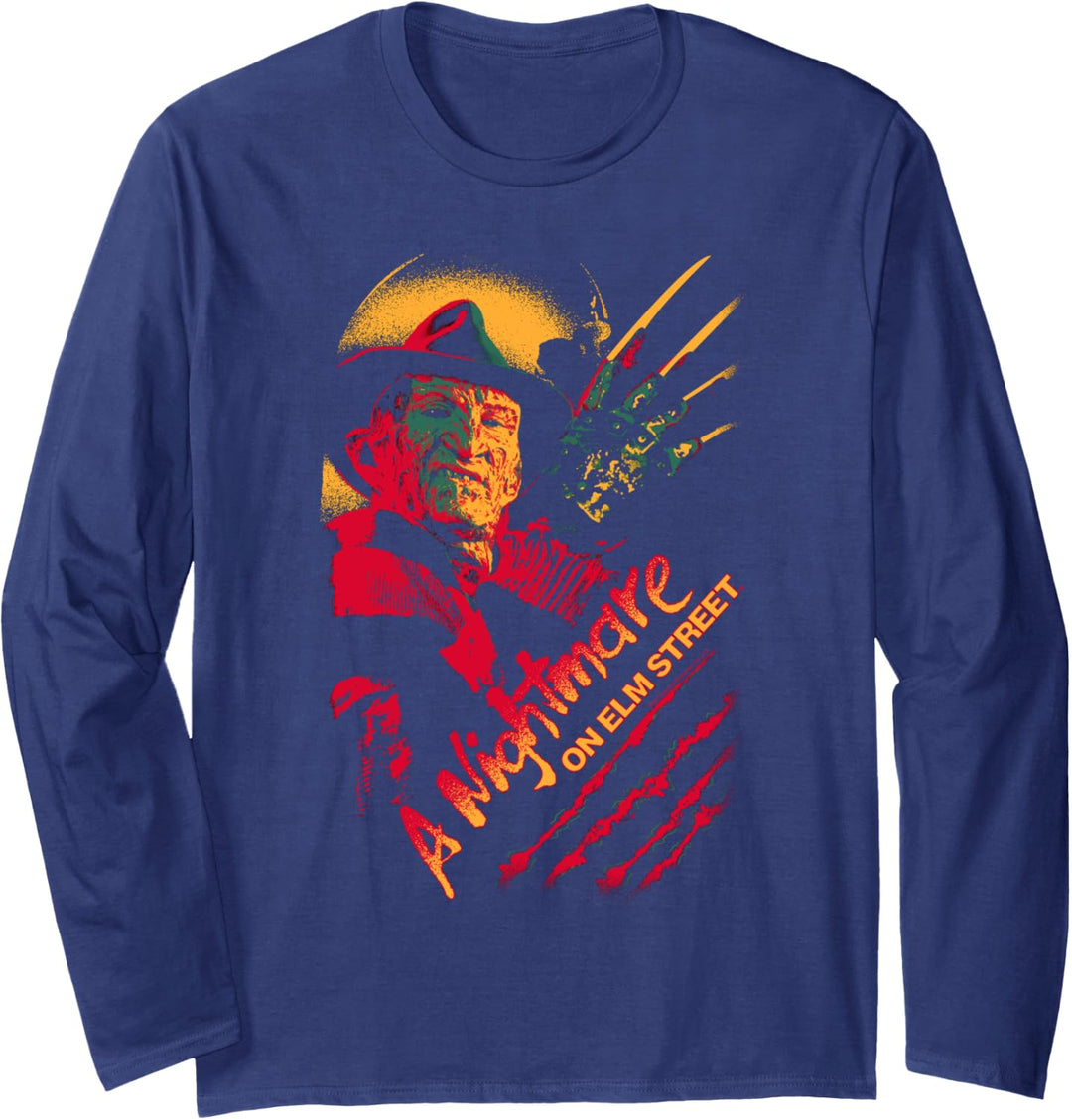 A Nightmare on Elm Street Freddy Claws Langarmshirt