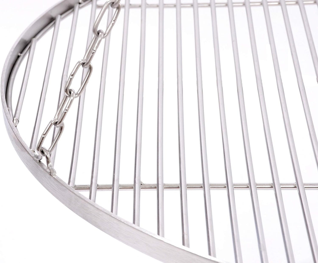 Sven Wilke/Fa. Feuerwerk-Planet 80 cm Grillrost Edelstahl für Schwenkgrill 3 Bein BBQ Grill Rost mit