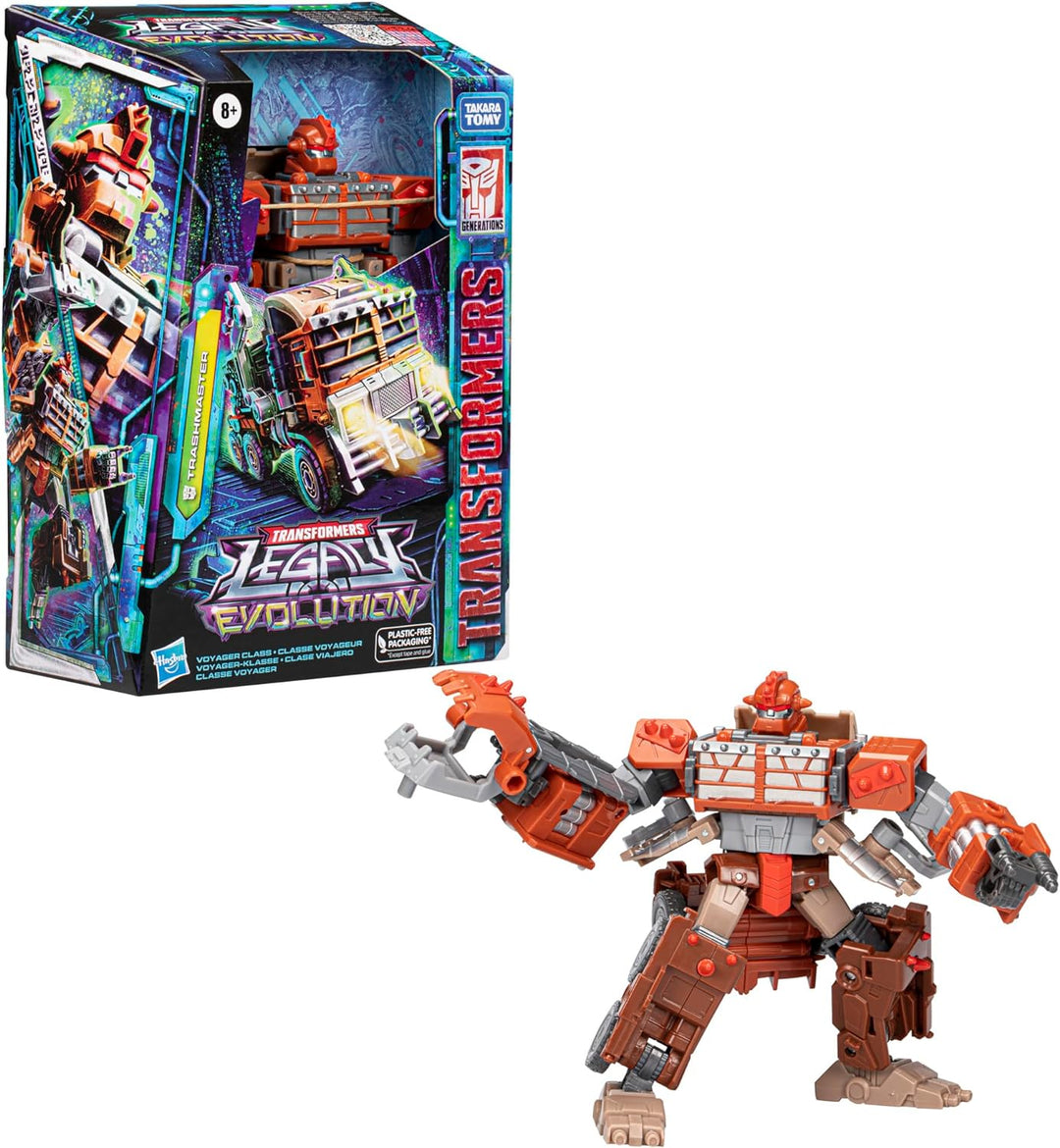 Transformers Legacy Evolution Voyager-Klasse Trashmaster 17,5 cm grosse Action-Figur für Jungen und