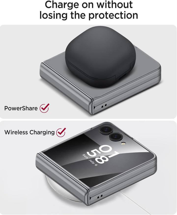 Miimall Kompatibel mit Samsung Galaxy Z Flip 7 Hülle mit Scharnierschutz Magnetischer [Externer Bild