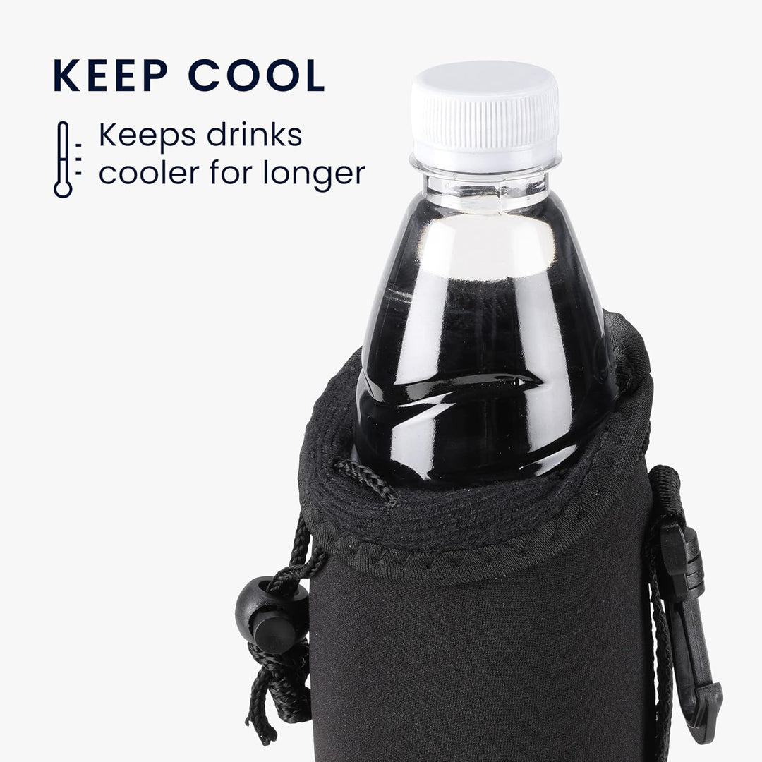 kwmobile 2x 330-500ml Flasche Flaschenkühler Flaschenträger - für Bier Limo Wasser - aus isoliertem