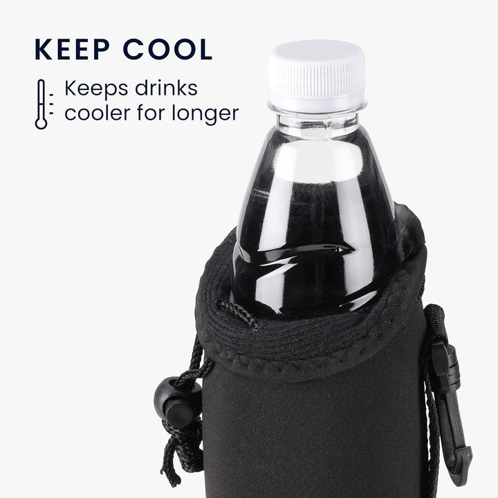 kwmobile 2x 330-500ml Flasche Flaschenkühler Flaschenträger - für Bier Limo Wasser - aus isoliertem