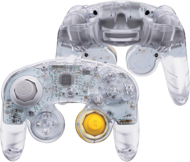 eXtremeRate Grips Case Shell kompatibel mit Nintendo Game Cube Controller, DIY-Ersatz Griff Gehäuse/