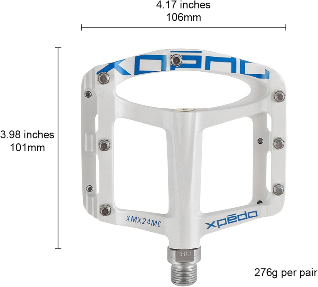 Xpedo Unisex – Erwachsene Spry Pedal 20 x 10 x 10cm Weiss, 20 x 10 x 10cm Weiss