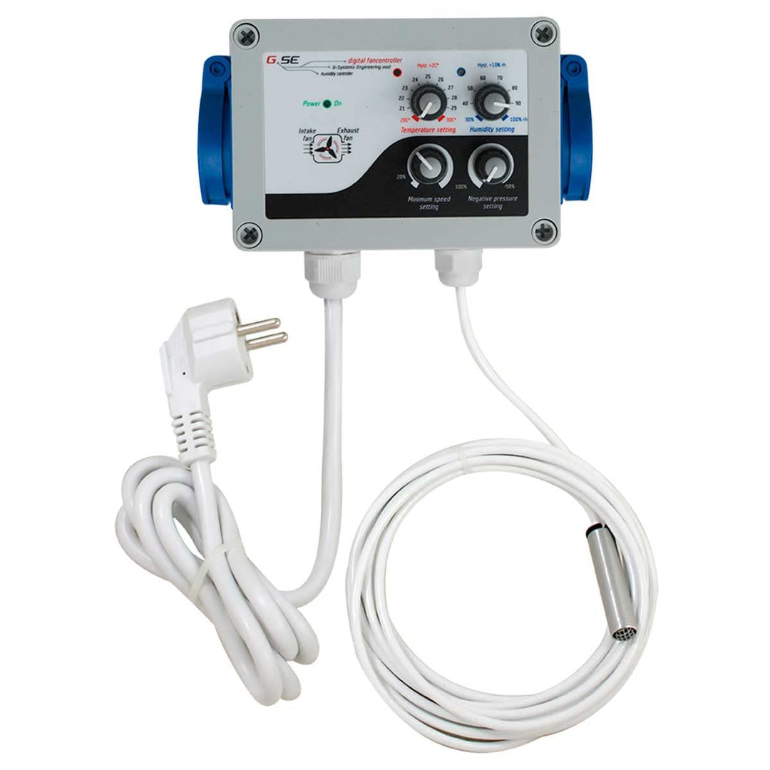Temperatur,- Feuchte,- und Geschwindigkeitsregler Unterdruck GSE (GSE-3)
