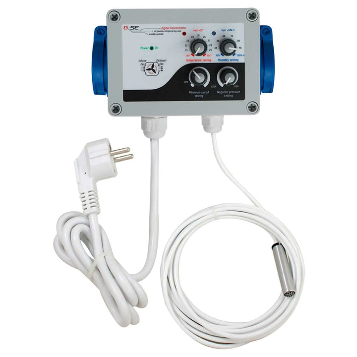 Temperatur,- Feuchte,- und Geschwindigkeitsregler Unterdruck GSE (GSE-3)