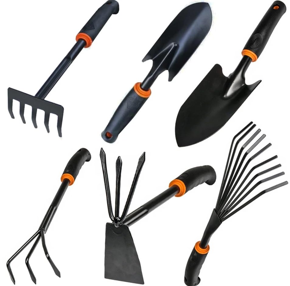 6X Gartenwerkzeug Set Pflanzset Gartengeräte Garten Kleingeräte Schaufel Kelle