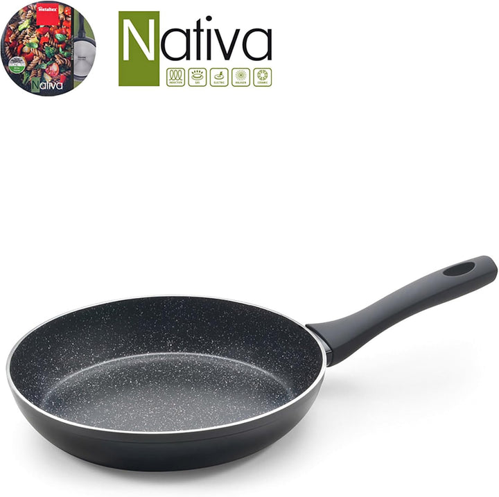 METALTEX SARTEN ALUMINIO FORJADO NATIVA 24 CMS.