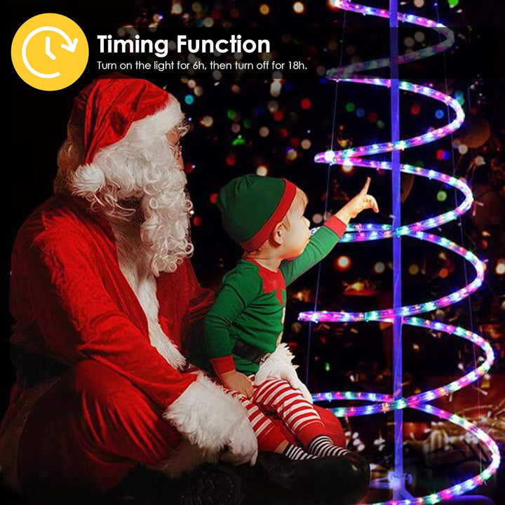 Jopassy LED Lichterschlauch Aussen, 20m 480 Lichtschlauch aussen Wasserfest LED Schlauch Lichterkett