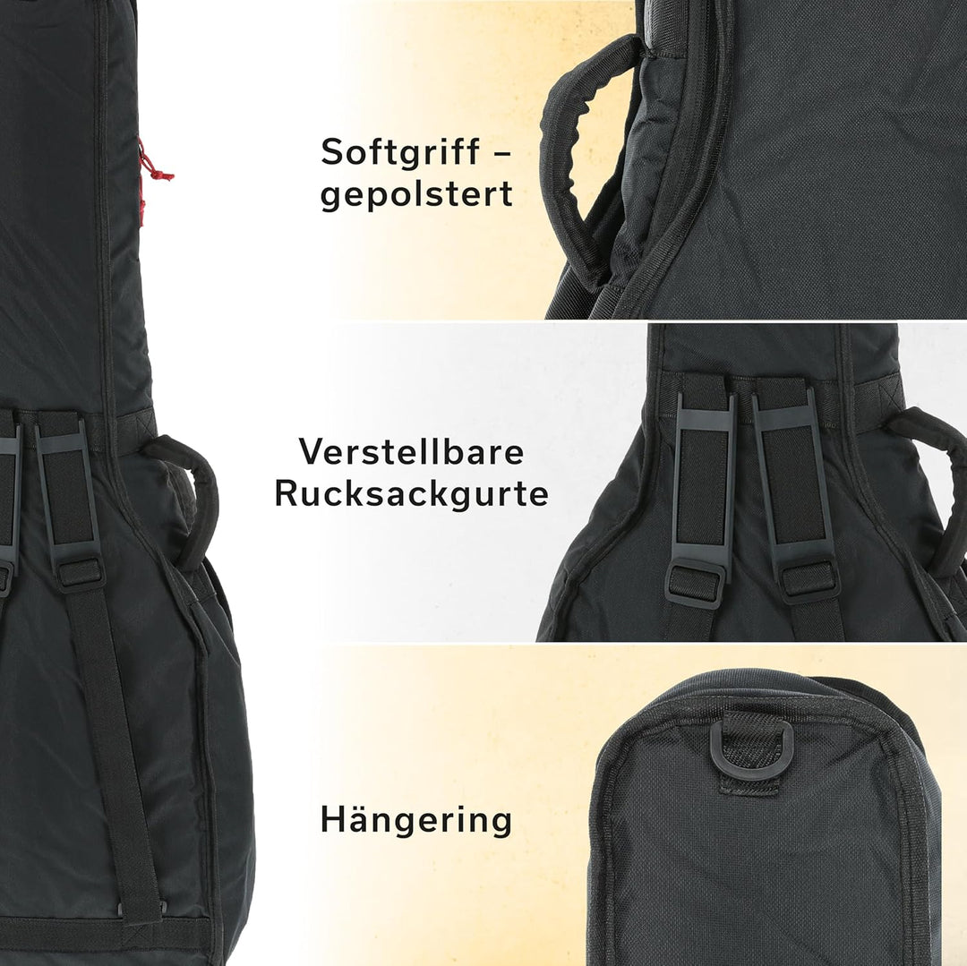 GEWA Gitarren Gig Bag/Tasche für Konzertgitarre 10mm Polsterung, 10mm Polsterung