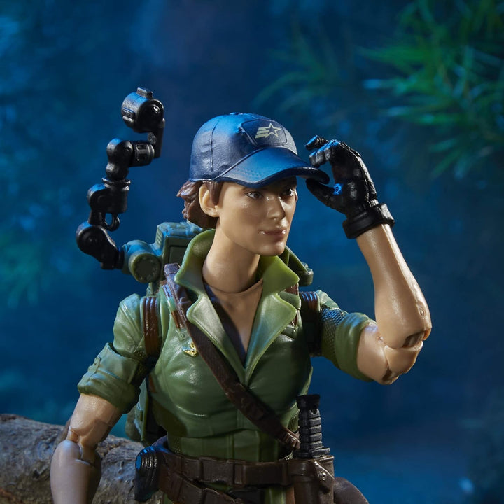 Hasbro G.I. Joe Classified Series Lady Jaye Action Figure 25 Collectible Premium Toy with Multiple A