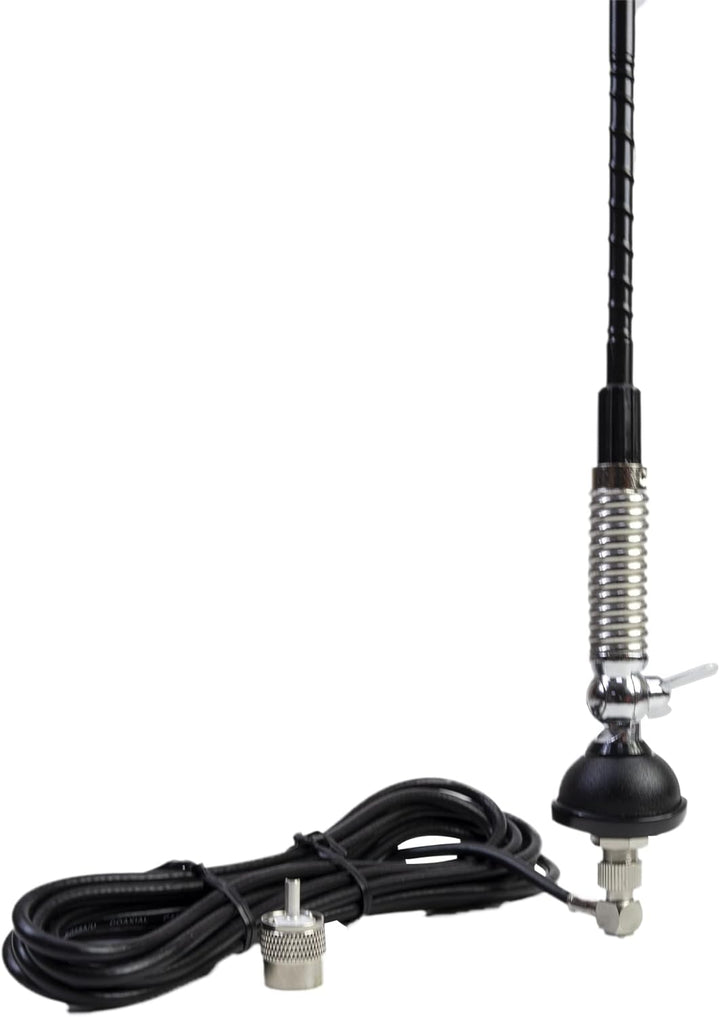 CB-Antenne PNI S60 mit Butterfly, Halterung, Kabel und PL-Stecker