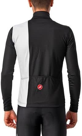 CASTELLI Herren Traguardo Jersey Fz Sweatshirt XS Hellschwarz/Weiss, XS Hellschwarz/Weiss