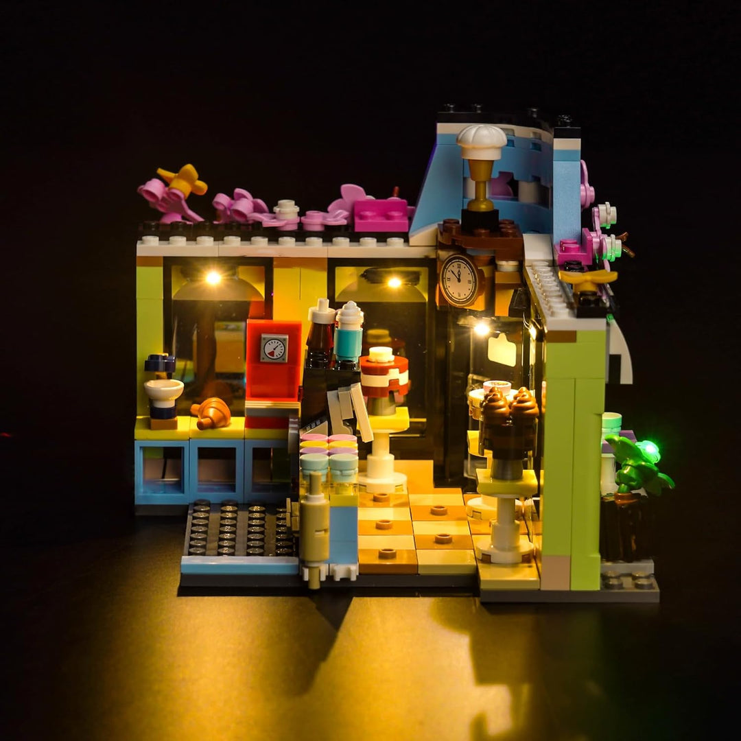 LED Light Set for Lego Friends Heartlake City Café 42618 (No Lego), Decoration Lighting Set for Lego