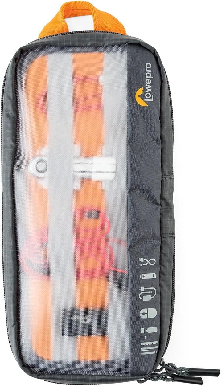 Lowepro GearUp Pouch Medium, Travel Essentials Case, Reisetasche für PC-Kabel, Kabel, Adapter, Akkus