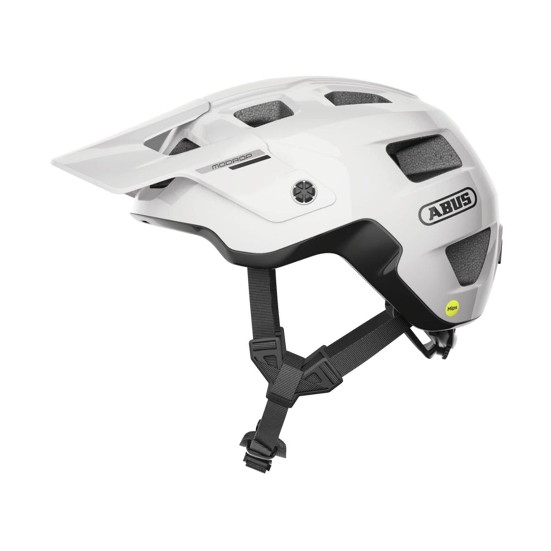 ABUS MTB-Helm MoDrop MIPS - robuster Fahrradhelm mit Aufprallschutz für Mountainbiker - individuelle