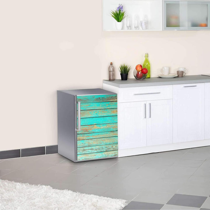 Kühlschrank Aufkleber I Dekoration für Kühlschranktür - Sticker Folie selbstklebend I Deko Küche - D