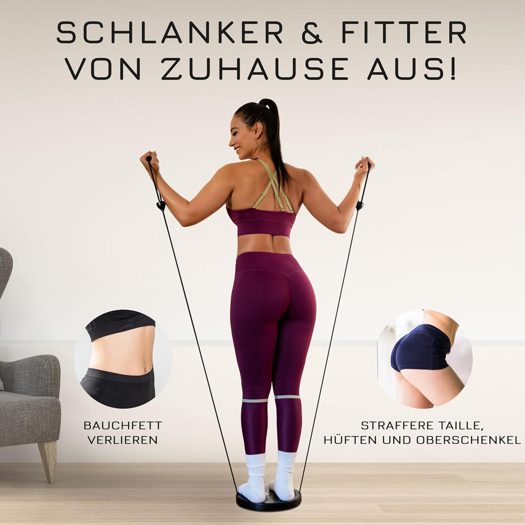 Breaking Limits Taillentwister - Twist Waist Disc Board - Drehscheibe, Balanceboard für Bauch, Beine